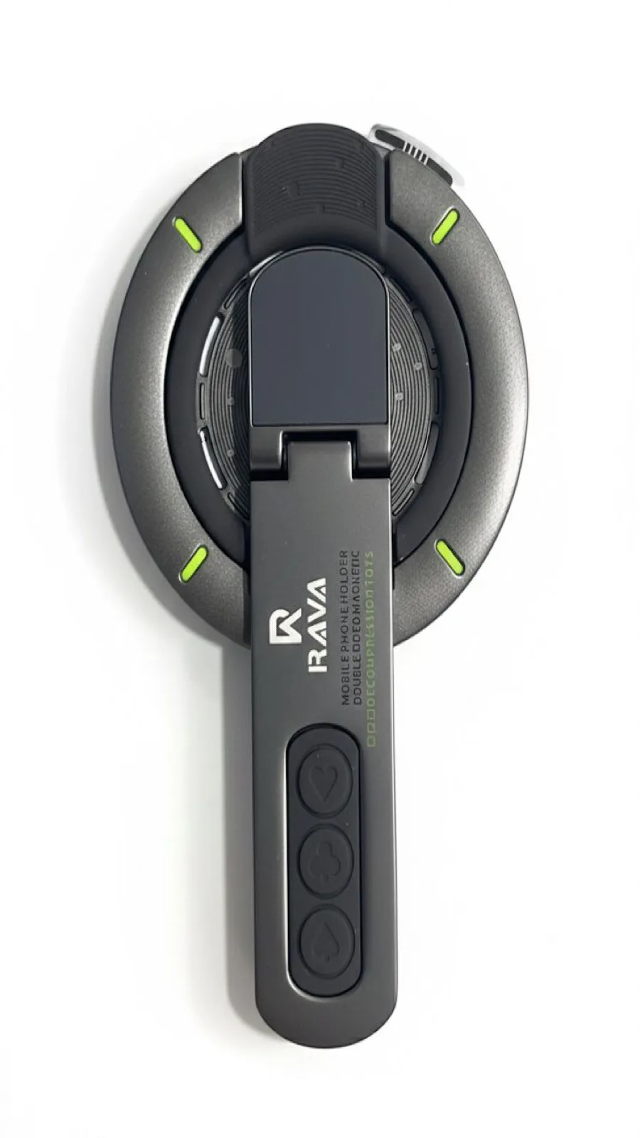 مسكة مغناطيس من رافا مع قاعدة، أسود RV-5015